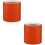 2Pièces Cadre Bordure Tableau Ardoise Orange Imperméable Durable 6