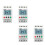 4X 3 Phase Din Rail Adjustable Under over Voltage Protector Voltage Monitoring Sequence Protection Relay 1