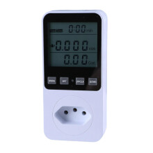 (BR plug) Watt Meter Power Meter Plugs Home Energy Monitors Electricity Usage Monitors, Electrical Usage Monitors, Energy Meter