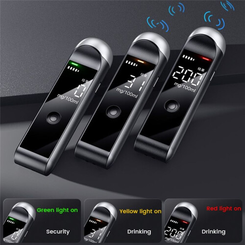 Automatic Alcohol Tester, Professional Breath Alcohol Tester, Rechargeable Alcohol Tester, Alcohol Testing Tool