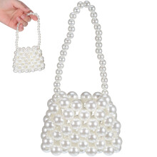 Perlen Geldbörse Clutch Münzgeldbörse Damen Handy Tasche