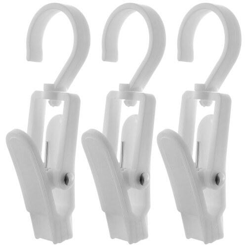 3 Pezzi Ganci Portatili Per Bucato In Plastica Antivento 2