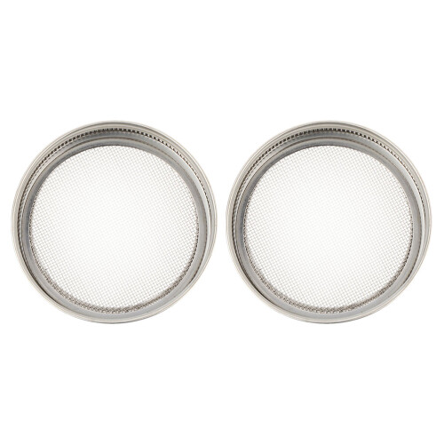 2 keimgläser aufsätze mit siebeinsatz 86 mm 2