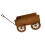 Decorative Rustproof Cart Planter Cart Retros Styles Rolling 1
