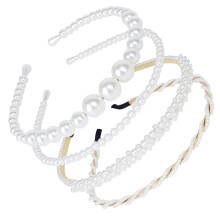 Perlenstirnband für Damen und Mädchen, modisches Haaraccessoire, elegantes Accessoire für jedes Outfit, hochwertige Materialien, rutschfestes