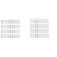 80 Pack Sublimation Keychain Blank Double Sided Heat Transfer Blank Blank Board Key Ring Blank Sublimation DIY