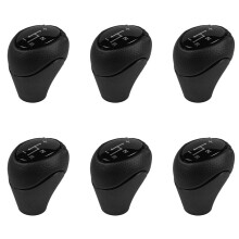 6X Auto Leather Automatic Gear Shift Knob Lever Shifter for Fortwo Roadster 450 451 Fortwo