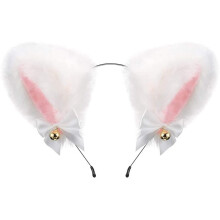 Elegante oren van imitatiebont voor de modebewuste, zacht aanvoelende en prachtig vormgegeven, gecombineerd met een elastische haarband, zorgen voor
