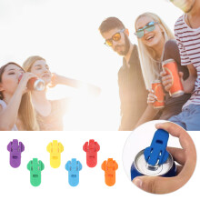 6 Pezzi Copri-Protezione Apribottiglie, Strumento Portatile in ABS per Campeggio, Pic Nic, Cucina