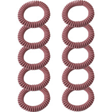 Elastici per capelli attorcigliabili a forma di cordino del telefono, elastici per capelli non assorbenti per donne, elastici per capelli senza