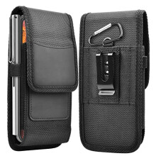 Vegan Leather Phone Holster Case for Nothing Phone 3a/2a/1, Wallet Design with Card Holder and Secure Belt Clip