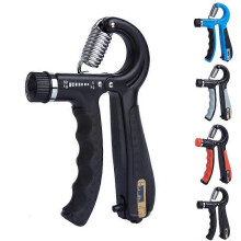 (Black) Adjustable Counter Hand Grip Strengthener Wrist Forearm Trainer Exerciser