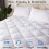 (2X King) Quilted Mattress Protector 30cm Deep - Single, Double, King, Super King 6