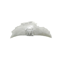 Prachtige Medusa Aquariums Decoratie Gorgonen-Witte M