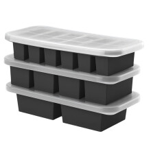 Safe Flexible Chilling Molds With Individual Compartments-Black