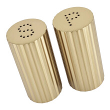 Set Of 2 Premium metal Seasoning Holders Great For Outdoor-Gold