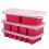 Set Of 12 modifiable refrigerating Holders With-rose red 1