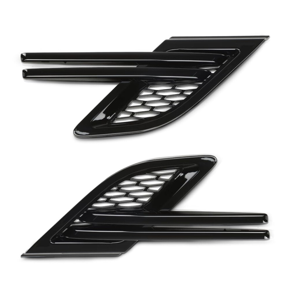 Gloss Fender Vent Trim Pair For Range Rover Sport 20142017 Land Rover Direct Replacement Fit Black 9771547543572