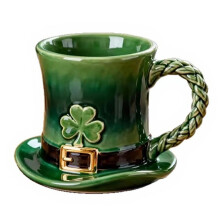 Festives Green Funny Design Ceramic Coffee Cup For-Green M