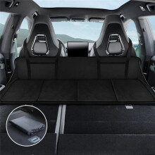 SUV Car Rear Sleeping Mat Guard Folding Extension Board Trunk Sleeping Camping Bed Mat Gray