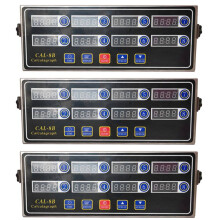 3X CAL-8B Portable Calculagraph, 8 Channel Digital Timer, Kitchen Cooking Timing LCD Display Clock Shaking Reminder