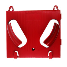 Moderne veiligheidshelm organisatoren voor wandmontage-Rood