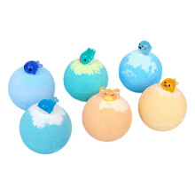 6pcs Handmade Natural Bath Salt Bombs Ball With Surprise Glow