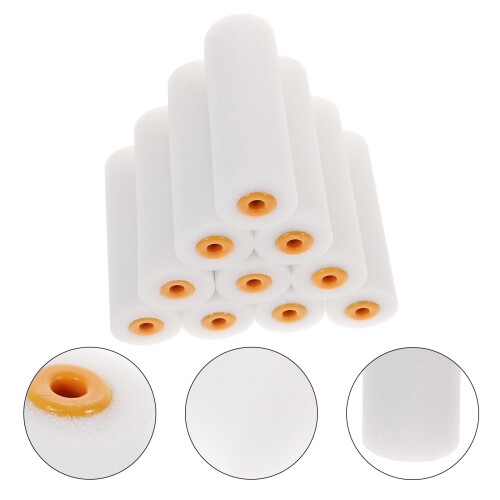 10St Mini Schuimverfrollers Water- En Olieverf, Ideaal Voor Kamers 2