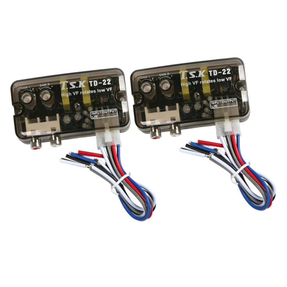Car Audio To Low Converter With Adjustable Delay And Low Frequency Enhancement For Amplifiers 9771547543480