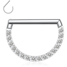 Nasenring, gerader Stab, Septumschmuck 16G & 18G – Daith-, Conch-, Tragus- & Helix-Piercingschmuck – Chirurgenstahl