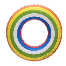 Thickened Children's Striped Adult Swimming Ring Inflatable Underarm Swimming Ring Internet Celebrity Water Wing Double Airbag Swimming Ring