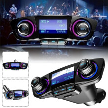Bluetooth FM Transmitter Car Adapter with USB Charging Port
