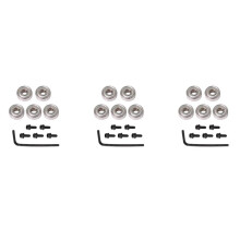 3X Top Bearing Router Bit Cutter Bearing Set Bearing Accessories Kit Inner 4.76mm Outer 12.7mm