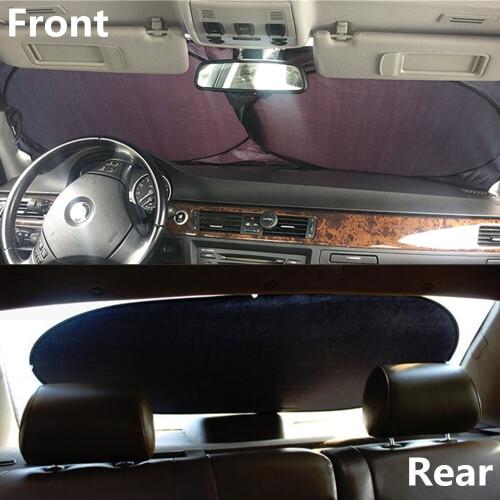 6PCS Car Side Rear Window Sun Shade Mesh Cover Windshield Sunshade Visor Durable
