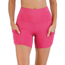 FANNYC Activewear Lounge Shorts voor Dames, Yoga Short Pant, Casual Zomer Strandshorts, Hardloopshorts, Joggingbroek, Gestructureerd, Geplooid,