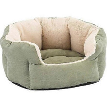 Pup Ice Sleep Zone Reversible Cushion Cuddler, 18 Inches, Sage