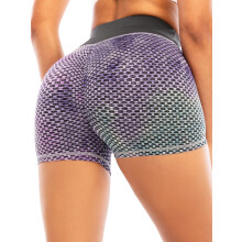 Yoga shorts voor dames met hoge taille, buikcorrectie, sneldrogend, geschikt voor hardlopen en fietsen