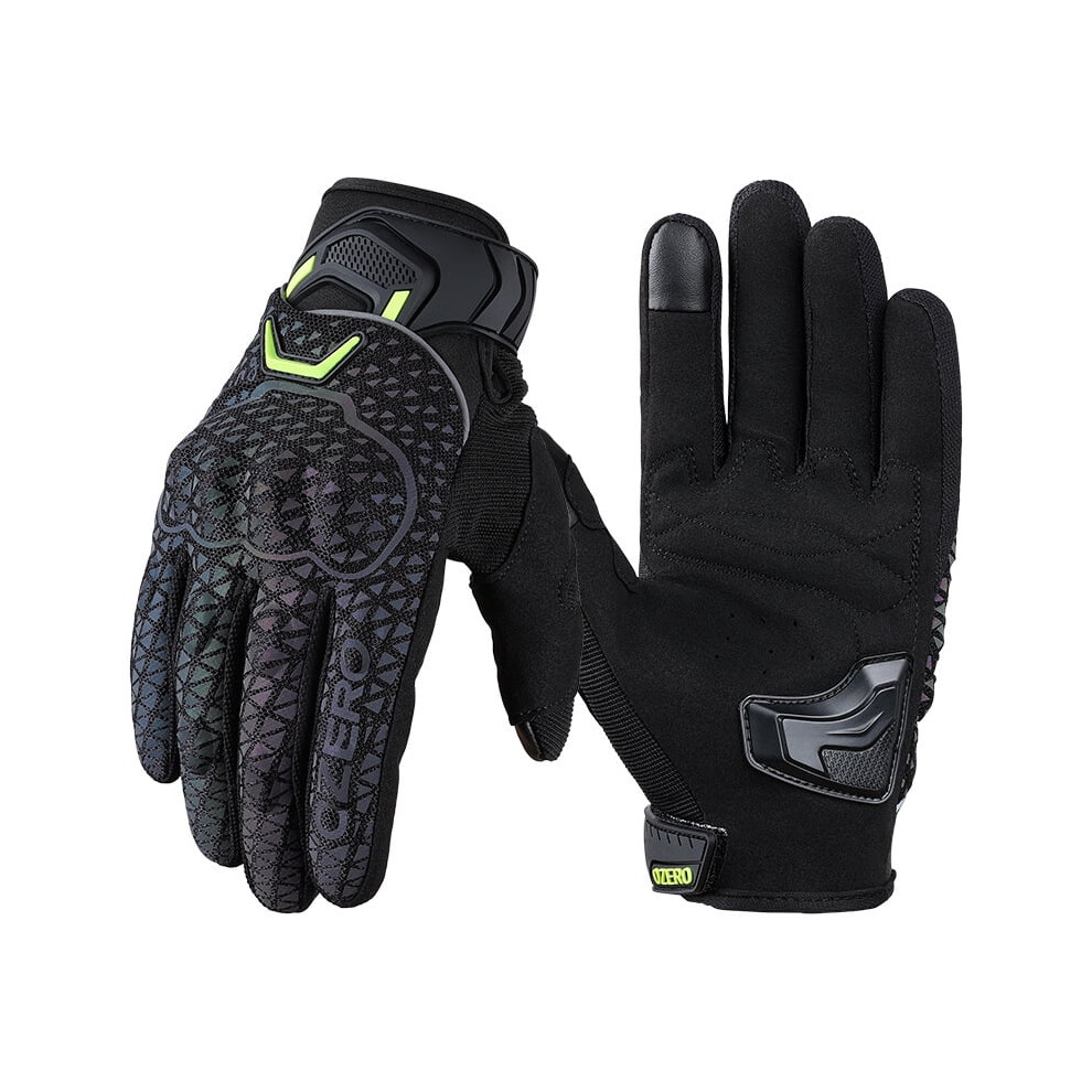 Motorcycle Riding Gloves Â Retro Full Finger, Touchscreen Compatible, Breathable, Anti-Slip & Shock Absorbing For Harley, Cruiser, Street Bikes 9479868048027
