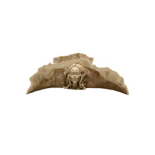 Figurine Medusa fabriquée à la main, cheveux de-Jaune sable M