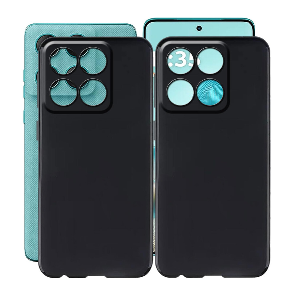 Case For Motorola Edge 60 Fusion, Shockproof Soft Tpu Cover With 360 Drop Protection And Raised Camera Edge Black 9092120167535