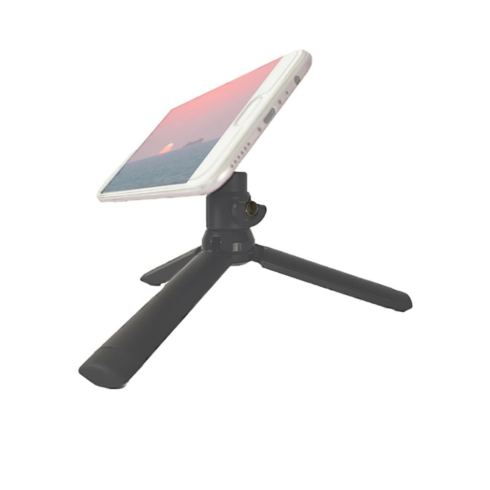 Magnetic Phone Holder For Desk And Live Streaming, Aluminum Dual Tripod Stand With Quick Mount 9771547544562
