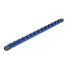 Heavy Duty Aluminum Socket Organizer Bar-Blue 3 8 mediu fly