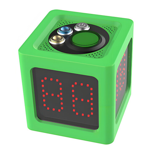 Tournament Grade Chess Clock with Clear Multiple Angles-Green