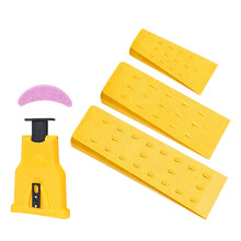 NonSlip Tree Cutting Wedges For Precise Directional Felling for