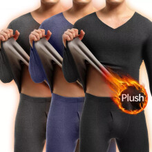 Thermal Underwear for Men Long Johns with Fleece Lined, Base Layer Men Cold Weather Top Bottom