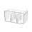 Draagbare acryl-Transparant gewoon Met scheidingswand 1