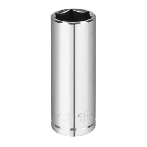 Professional 1/2 Drive Deep Socket With Black Chrome-1 13 16