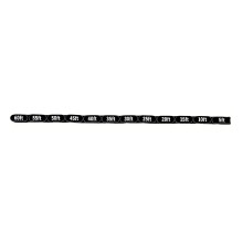 Règle de chaîne à maillons pliable pour une mesure-Noir 60 pieds
