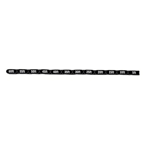 Foldable Link Chain Ruler For Quick And Easy-Black 60ft