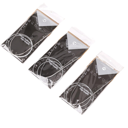 Complete Circular Knitting Needle Set With Plastic-10 11 12